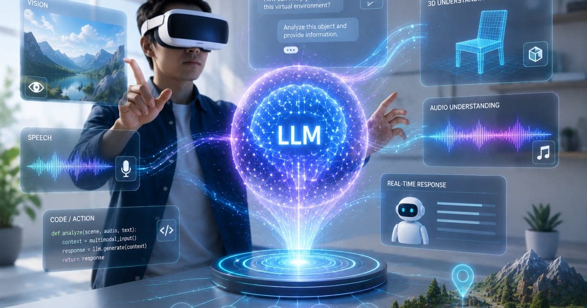 Integrating Real‑Time Multimodal LLMs into VR/AR Experiences